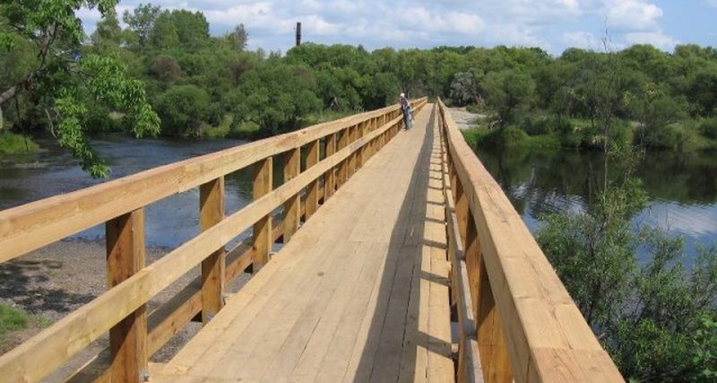 Книга рекордов России: самый длинный деревянный мост